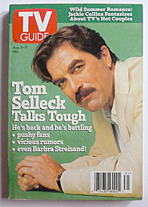 Tv Guide-august 5-11, 1995-tom Selleck