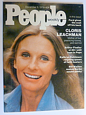 People Weekly Magazine December 9, 1974 Cloris Leachman