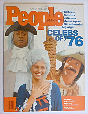 People Weekly Magazine July 12, 1976 Celebs Of '76