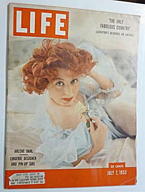 Life Magazine-july 7, 1952-arlene Dahl