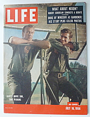 Life Magazine-july 16, 1956-tony Perkins