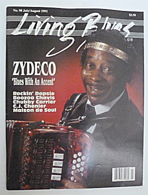 Living Blues Magazine July/august 1991 Rockin' Dopsie