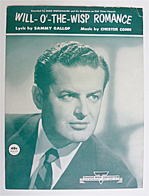 Sheet Music For 1953 Will-o-the-wisp Romance