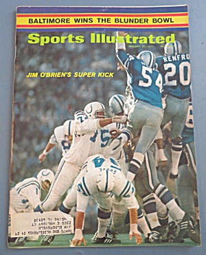 Sports Illustrated-january 25, 1971-jim O' Brien's Kick