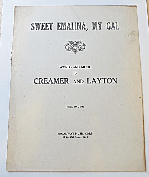 1917 Sweet Emalina, My Gal
