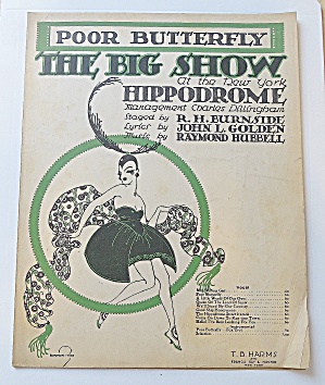 1916 Poor Butterfly The Big Show