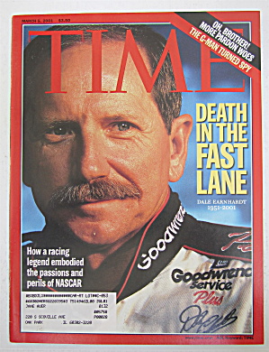 Time Magazine March 5, 2001 Dale Earnhardt