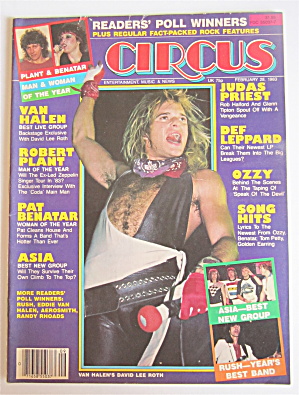 Circus Magazine February 28, 1983 Van Halen