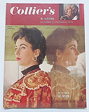 Collier's Magazine February 3, 1956 Liz Taylor