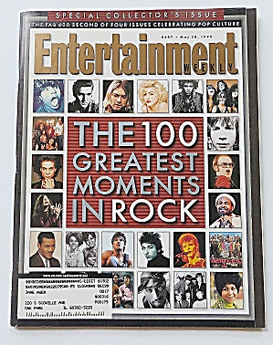 Entertainment May 28, 1999 100 Great Moments In Rock