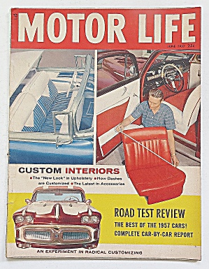 Motor Life Magazine June 1957 Custom Interiors