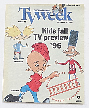 Tv Week September 1-7, 1996 Kids Fall Tv Preview '96