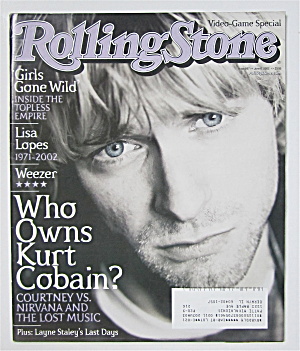 Rolling Stone Magazine June 6, 2002 Kurt Cobain