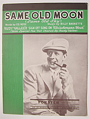 Sheet Music 1932 Same Old Moon (Same Old Sky)