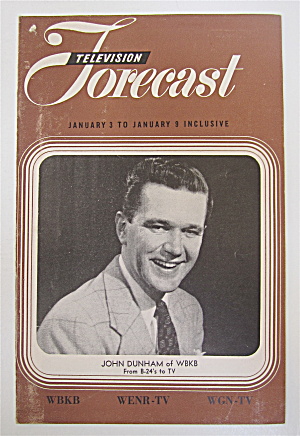 Television Forecast January 3, 1949 John Dunham Of Wbkb