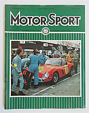 Motor Sport Magazine October 1963 Pit Stop