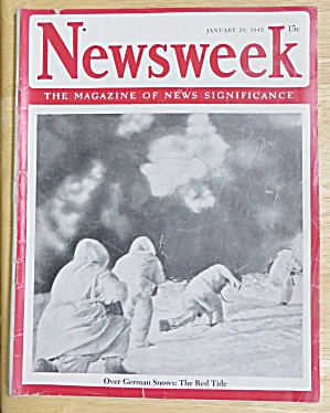 Newsweek Magazine January 29, 1945 The Red Tide