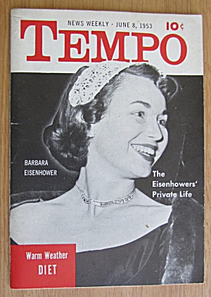 Tempo Magazine June 8, 1953 Barbara Eisenhower