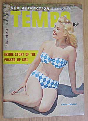 Tempo Magazine July 5, 1954 Cleo Moore