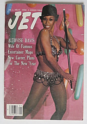 Jet Magazine January 1, 1981 Altovise Davis