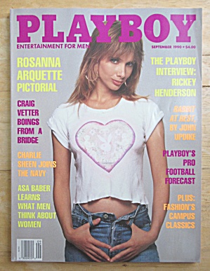 Playboy Magazine-september 1990-kerri Kendall