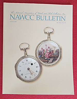 Nawcc Bulletin August 2001 Watch & Clock Collectors