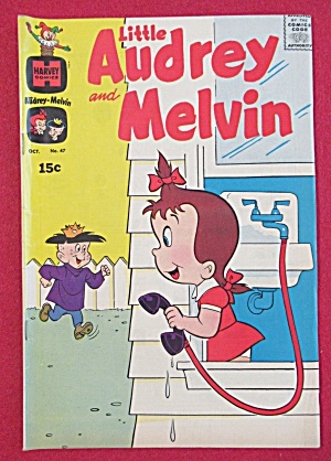 Little Audrey & Melvin Comic October 1970 Nervous Men