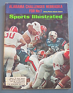 Sports Illustrated Magazine December 6, 1971 J. Musso