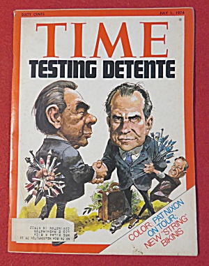 Time Magazine-july 1, 1974-testing Detente