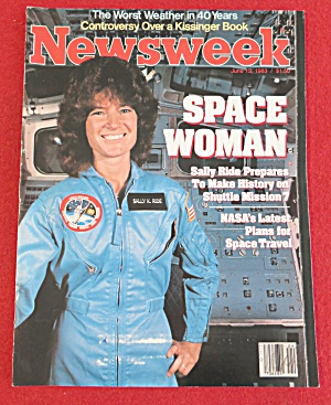 Newsweek Magazine June 13, 1983 Space Woman