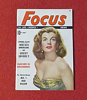 Focus Magazine August 1951 Corinne Calvet