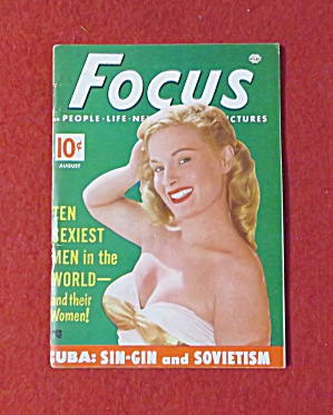 Focus Magazine August 1952 10 Sexiest Men