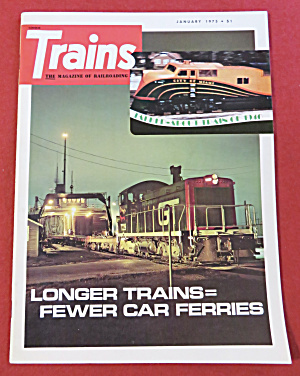 Trains Magazine January 1975