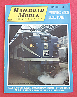 Railroad Model Craftsman Magazine July 1966