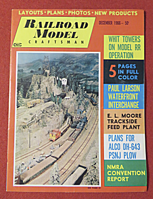 Railroad Model Craftsman Magazine December 1966