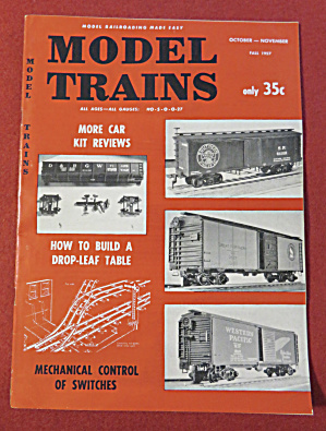 Model Trains Magazine October/november 1957
