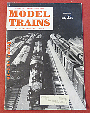 Model Trains Magazine March 1960