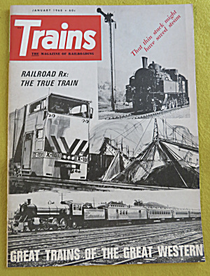 Trains Magazine January 1968