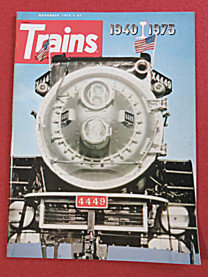Trains Magazine November 1975