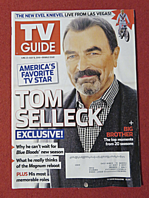 Tv Guide June 25-july 8, 2018 Tom Selleck