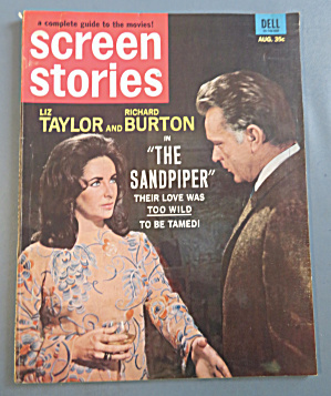 Screen Stories Magazine August 1965 Liz & Richard