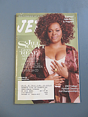 Jet Magazine September 24, 2007 Jill Scott Gets Real