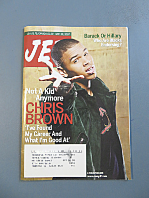 Jet Magazine November 26, 2007 Chris Brown