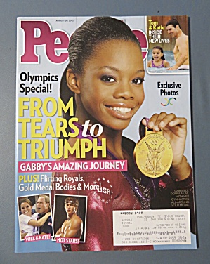 People Magazine August 20, 2012 Gabby's Journey
