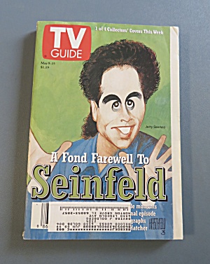 Tv Guide May 9 - 15, 1998 A Fond Farewell To Seinfeld