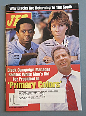 Jet Magazine April 6, 1998 Primary Colors