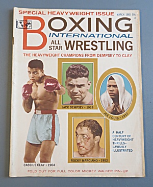 Boxing International All Star Wrestling Magazine 1965