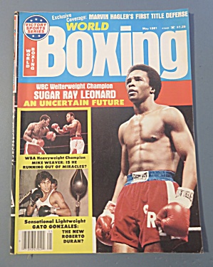 World Boxing Magazine May 1981 Sugar Ray Leonard