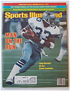 Sports Illustrated Magazine -dec 7, 1981- Tony Dorsett