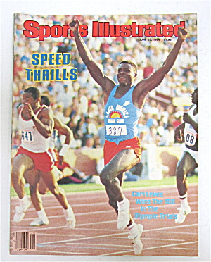 Sports Illustrated Magazine-june 25, 1984-carl Lewis